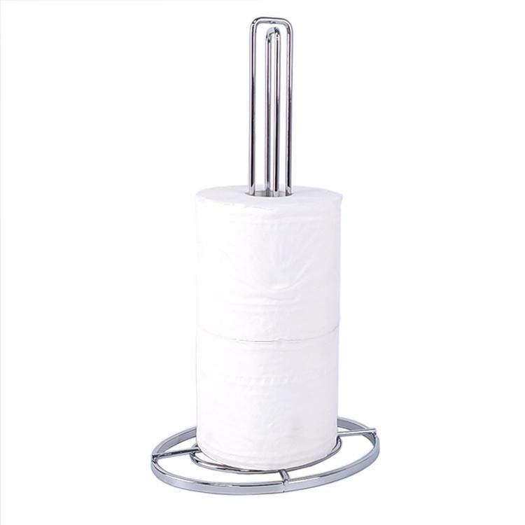 Kitchen Paper Towel Holder Stand Metal Rack Stainless Steel Toilet Paper Holder Bathroom Storage Kitchen Paper Roll Holder