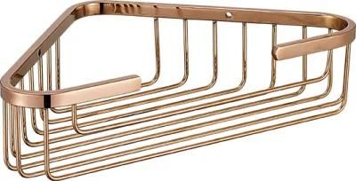 Inox Rose Gold Bathroom Wire Single Basket