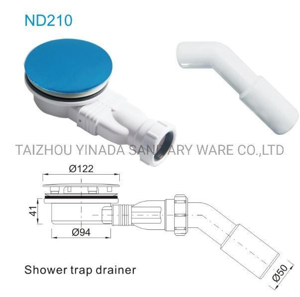 Indoor Shower Room Plastic PVC Drainer Shower Strainer Swimming Pool Floor Drainer Outdoor Waste (ND210)
