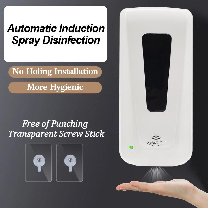 1000ml Hand Free Auto Touch Free Touchless Hand Sanitizer Soap Dispenser