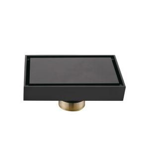 Oil Rubbed Bronze Brass 140*90 mm Floor Drain