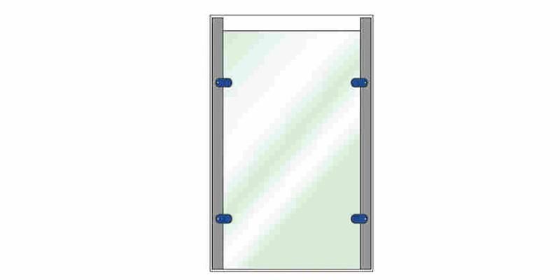 Hi-06c Fantastic Glass Door Clip for Shower Room
