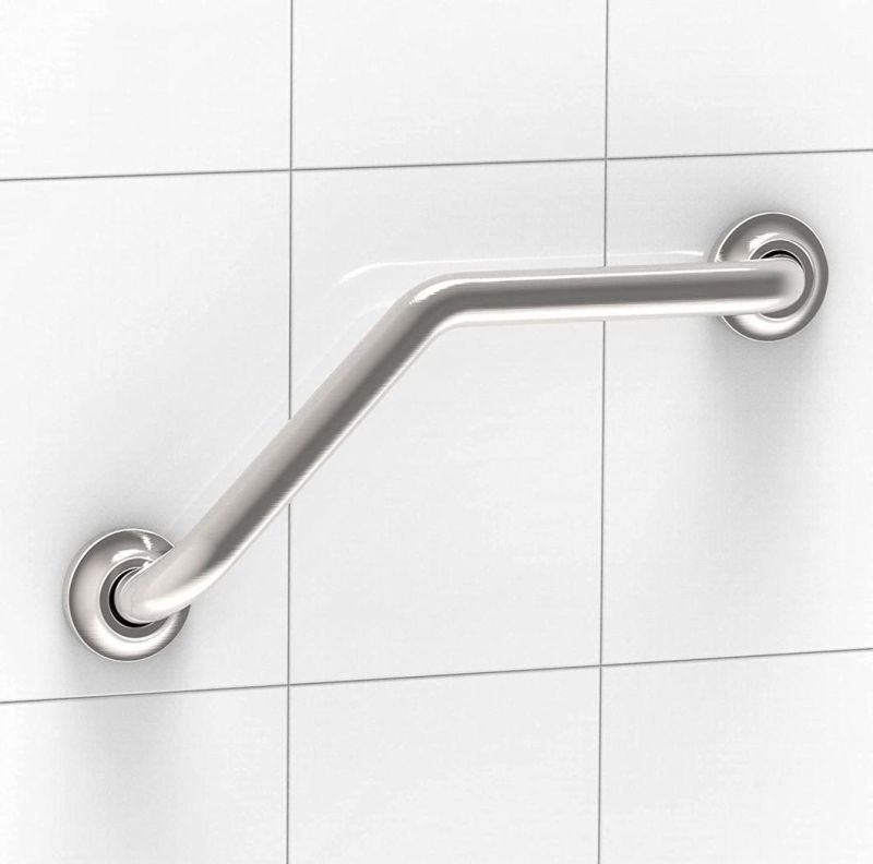 Stainless Steel 304 Shower Angled Safety Handrail Elderly Grab Bar