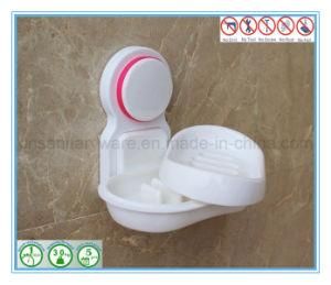ABS Soap Holder Bathroom Basket with Suction Cup for Wall Mounted