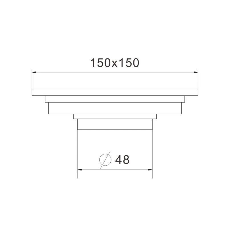 High Quality Rose Gold Floor Drain Covers, Linear Floor Grain Grate