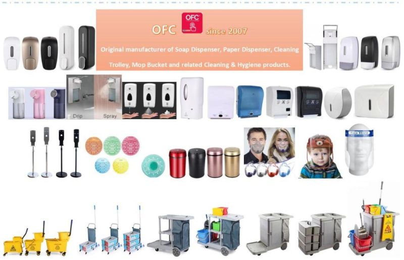 Public Lockable Anti-Theft White Plastic Soap Dispenser Factory Supply