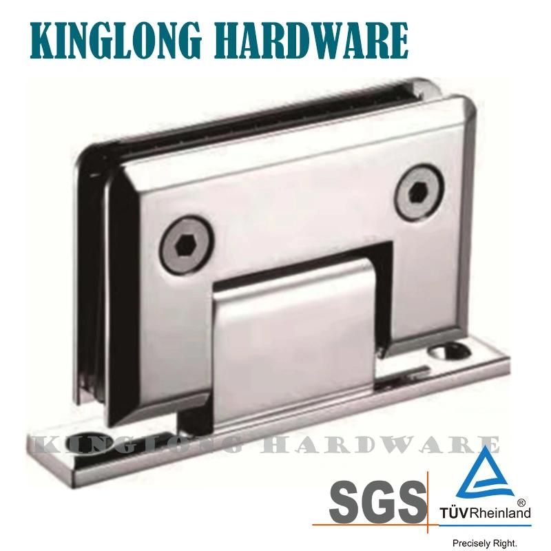 Stainless Steel Wall Mount Bathroom Glass Door Hinges Shower Room Accessories Glass Door Clamps Shower Hinge