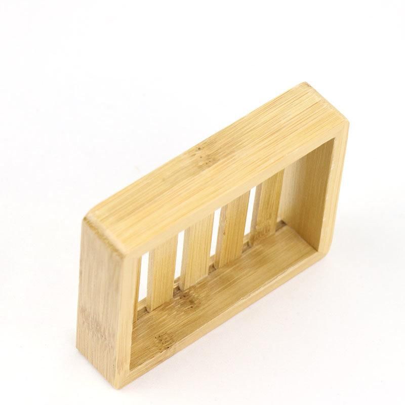 Bamboo Wood Soap Dish Holder for Shower Bathroom or Kitchen