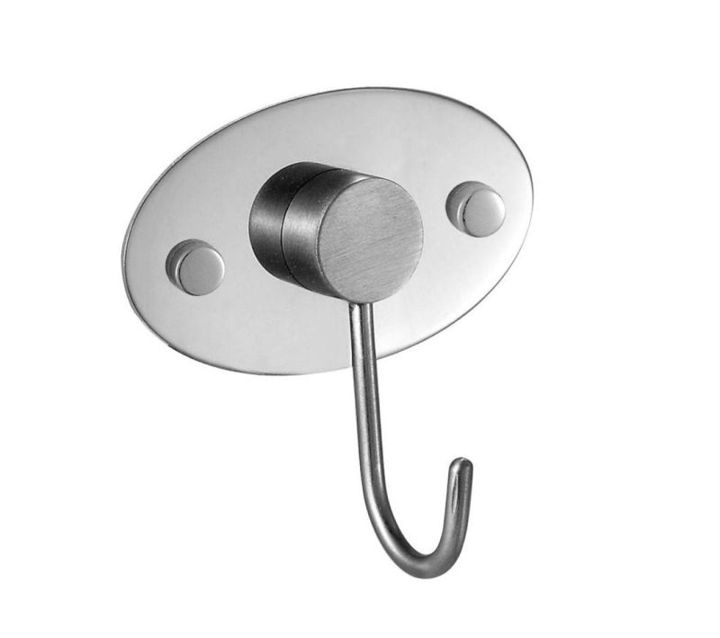 SUS304 Stainless Steel Wall Mount Double Robe Hook