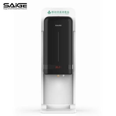 Saige 1000ml Wall Mounted Sensor Thermometer Soap Dispenser with Holder