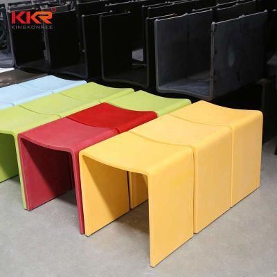 China Factory Bathroom Vanity Solid Surface Shower Stool