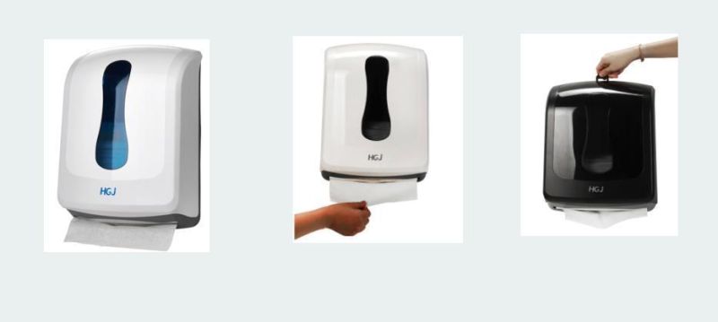 Washroom Customized Logo ABS N-Folded Hand Towel Fold Paper Dispenser