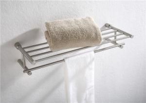 Modern Design Bathroom Accessories Stainless Steel Double Towel Rack (2112)