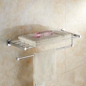 Wall Mounted Brass Bathroom Towel Rack