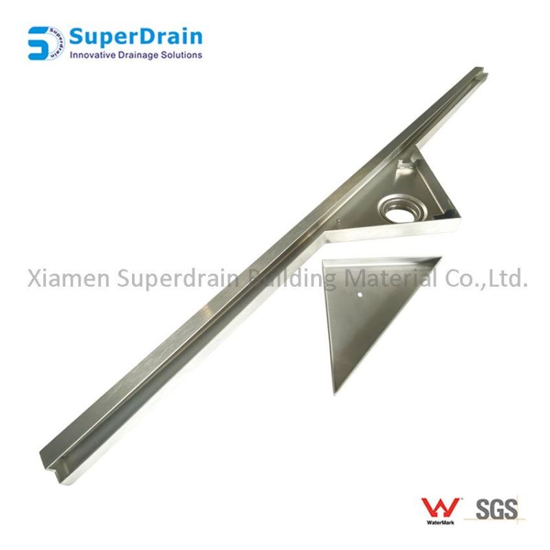 Stainless Steel Economical Quick Drainage Square Brushed Surface Anti-Odor Waste Drainer Shower Floor Drain