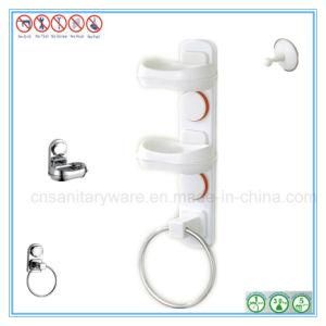 Double Oval Square Bathroom Shower Soap Dish Tray Holder with Towel Ring
