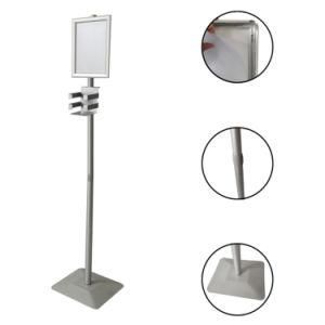 Sanitizer Dispenser Floor Stand for Office Building