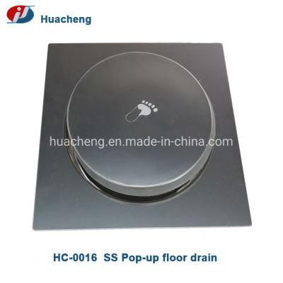 Hc-0016 Bathroom Accessory Drainer Staninless Steel Pop up Floor Drain