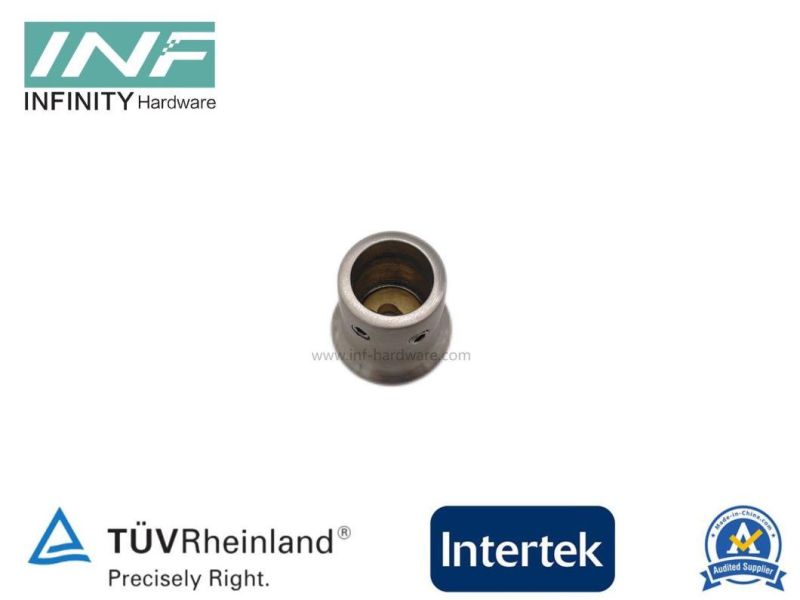 Brass Tube to Wall Mounted Shower Connector for Glass Fitting with Adjustable Function