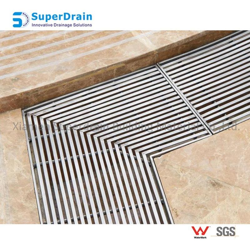 Durable SUS Linear Grating Cover for Corrosive Industry