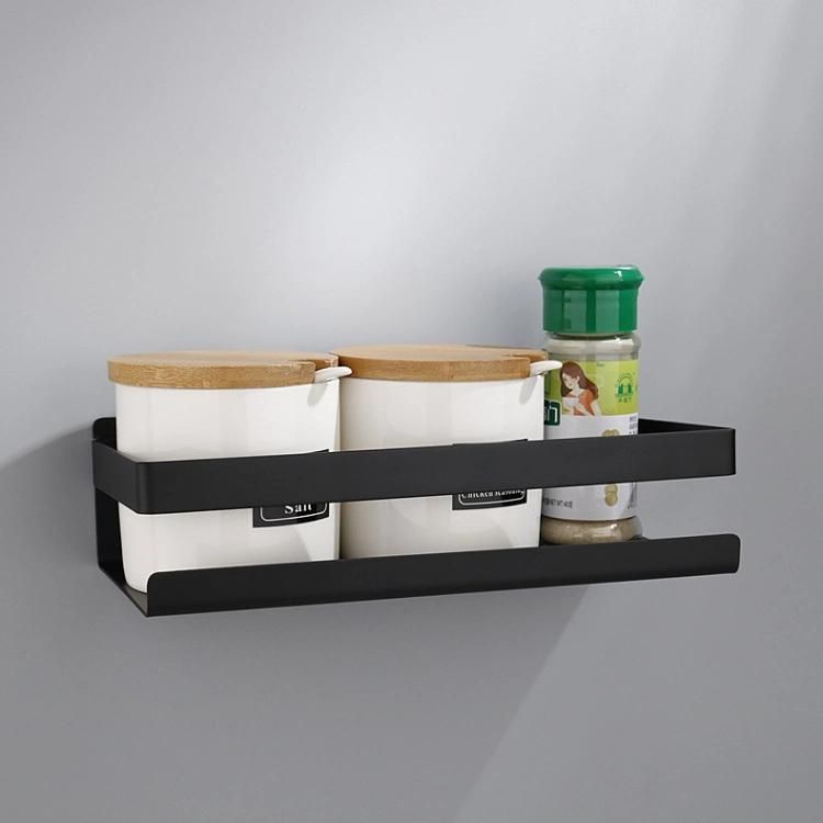 Home Multipurpose Kitchen Bathroom Shelf Wall Holder Storage Adhesive Rack Bathroom Rack Box Sticker Shower Rack Shelf