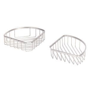 Wall Mounted 304 Stainless Steel Bathroom Corner Basket