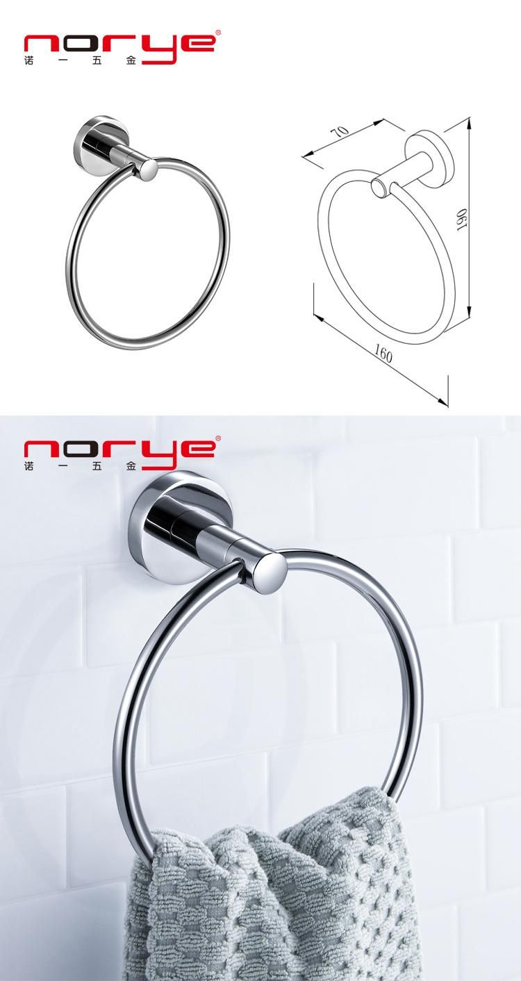 Towel Rings Bathroom Hardware Wall Mounted Stainless Steel 304 Towel Holder