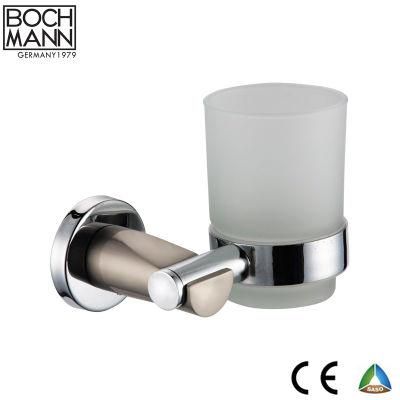Bathroom Hardware Single Tumbler Holder with Glass Cup