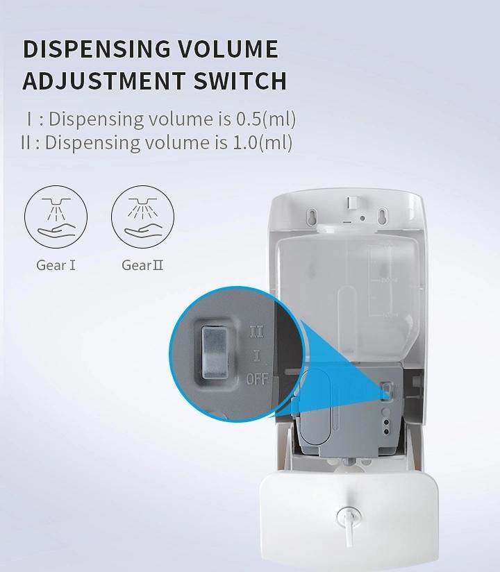 Touchless Hand Sanitizer Automatic Alcohol Sensor Liquid Soap Dispenser