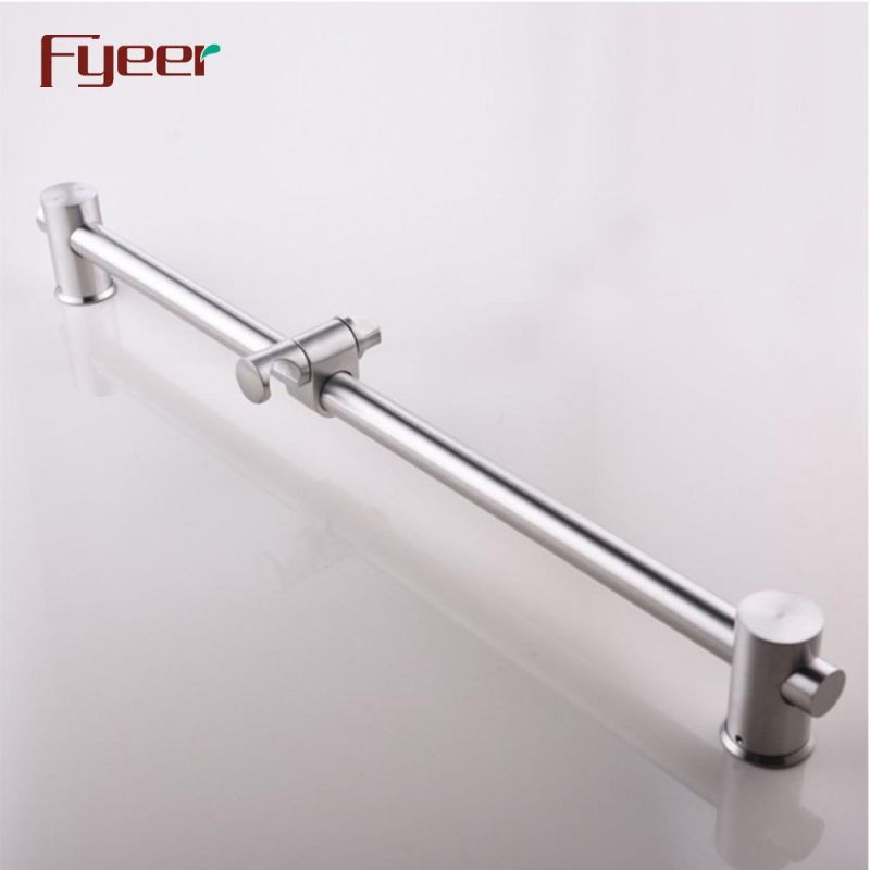 Fyeer 304 Stainless Steel Bathroom Shower Sliding Bar with Hand Shower