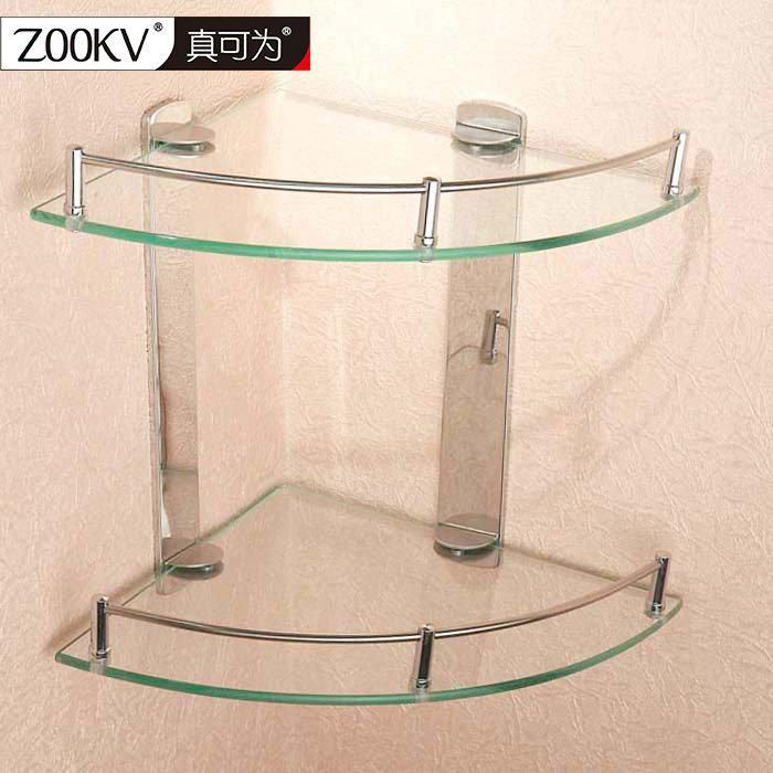 No Rust Storage Organizer for Dorm Kitchen and Bathroom Rack glass bathroom shelves