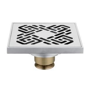 2017 Hot Sell Bathroom Brass Floor Strainer Floor Drain