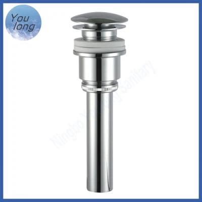 High Quality Brass Big Cap Siphon Sink Pop up Waste Basin Drain to Germany
