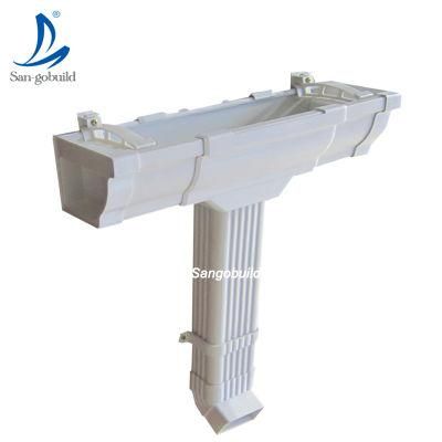 Building Material Roofing Gutter UPVC Pipe PVC Rain Carrying Connector