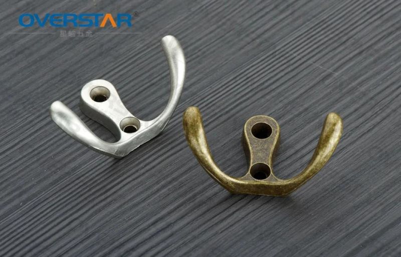 Furniture Hardware Accessories Decorative Zinc Alloy Cloth Hooks Wardrobe Cabinet Hook