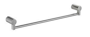 Brushed Nickel Finished 60cm Stainless Steel Wall Mounted Magnetic Towel Bar