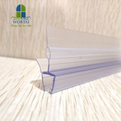 Bath Shower Screen Door Seal for 4-6 mm Glass up to 16 mm Gap