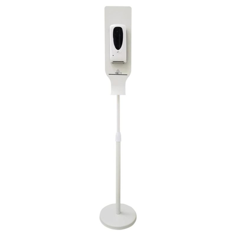 Adjustable Height Touch Less Floor Stand Sanitiser Automatic Liquid Soa Dispenser Standing