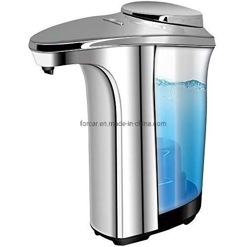 Touch-Less Battery Operated Water-Resistan Infrared Motion Sensor 480ml Alcohol Automatic Dispenser for Kitchen Bathroom