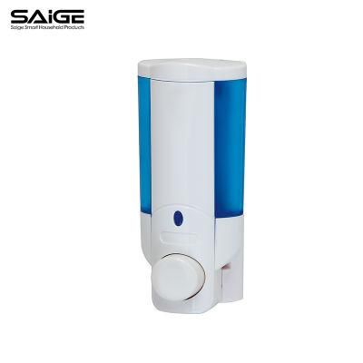 Saige Hotel Wall Mounted 210ml Manual Plastic Liquid Soap Dispenser