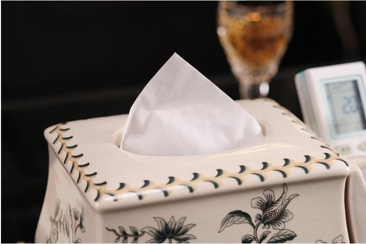 Ceramic Crafts Creative Storage Box Tissue Box Set Home Decoration Self-Designed Tissue Box Set