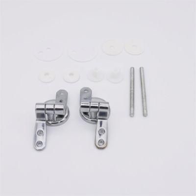 Universial Size Zinc Alloy Toilet Seat Lid Cover Hinge Replacement with Bolts Screw and Nuts