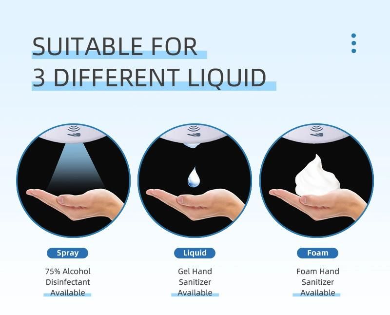 Wall Mounted Automatic Lotion Foam spray Soap Sanitizer Dispenser