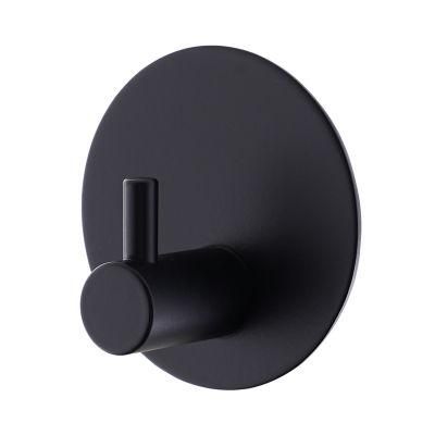 Customized Fashion Household Products Black Magic Glue Kitchen and Bathroom Stainless Steel Hooks Coat Hooks