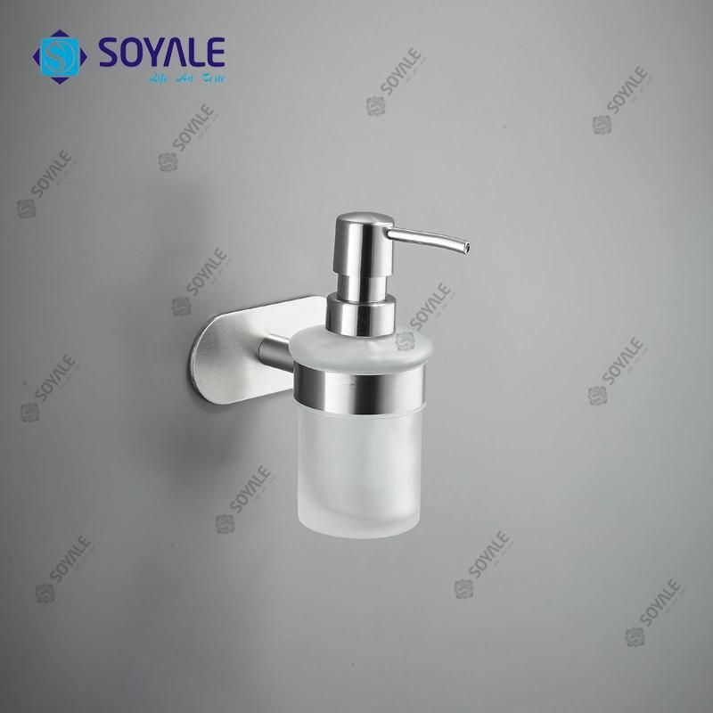 Stainless Steel 304 Soap Dispenser with -Ss Pump 3m Sticker Sy-6279