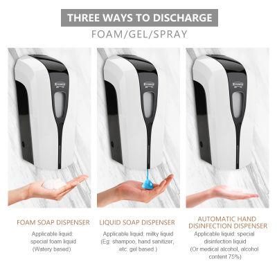 Refillable Wall Mounted Foaming Auto Soap Dispenser