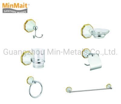 Zinc Classic Bathroom Accessories Set Sanitary Wares D-7800