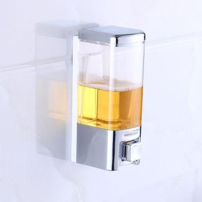 FLG Bathroom One Chamber Soap Dispenser with Ribbed Bottle Chrome