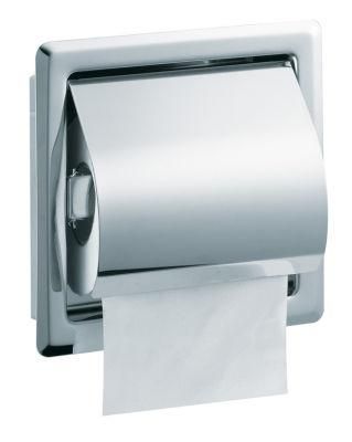 Bathroom Accessories Conceal Toilet Roll Paper Holder with Hinge