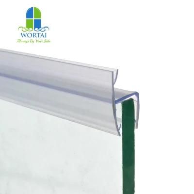 Glass Shower Door Transparent Seal Strip Transparent PVC Seal Water Strip